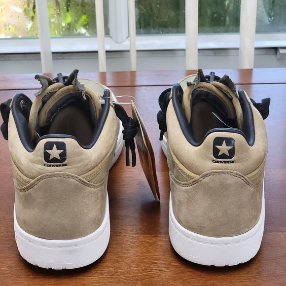 Converse X 3M Fastbreak Mid Canvas 159457C Boa/Antique Brown/White Size 11 - Picture 4 of 13